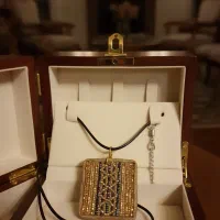 گردنبند پاپیه ماشه دست ساز