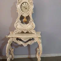 ساعت چوب راش