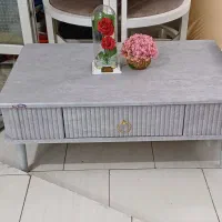 جلو مبلی بزرگ با 3عدد میز عسلی کوچیک