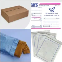 پستی پاکت لمینه فلایر کارتن کتابی، لیبل آدرس