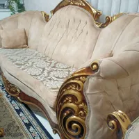مبل کلاسیک استیل همراه با دو عسلی و میز وسط|مبلمان خانگی و میز عسلی|تهران, اسفندیاری|دیوار