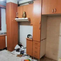 کابینت دست دوم mdf  کانتر با شاسی فلز
