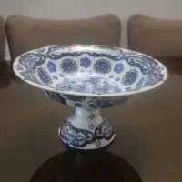 ظرف پایه‌دار قدیمی انگلیسی  آنتیک و کلکسیونی