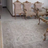 فرش ۹متری کاملا نو رنگ موکایی