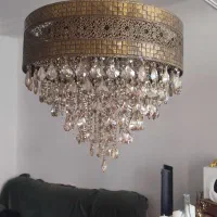 لوستر برنز هفت شاخه