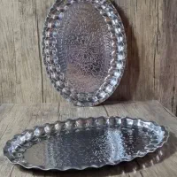 پخش عمده سینی استیل بیضی