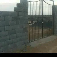 زمین باغی ۴دیواری شده