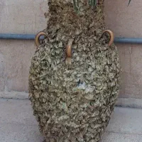 گلدان قدیمی محکم و بزرگ