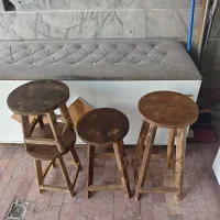 پایه چوبی گلدان