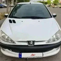 پژو 206 سفید بی رنگ مدل ۱۳۹۹