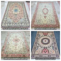 فرش تبریز دستباف/زرنیم قالیچه ۶متری/درحدنو