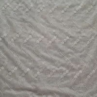 پارچه پرده حریر طرح دار قدی