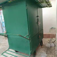 گاری چهار چرخ کبابی و جزوز