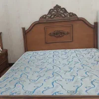 تخت خواب دو نفره در حد نو ، تشک ندارد