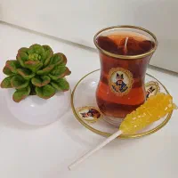 شمع دستساز مدل چای