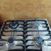گاز رومیزی استیل چهار شعله مارک کن ترموکوپل دار