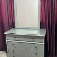 دراور و آیینه چوب راش نو و سالم