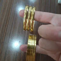 النگوی آینه ای طلا روس(بدلیجات)