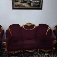 مبلمان سلطنتی کلاسیک  ۹ نفره تمیز و سالم