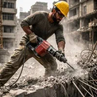‌تخریب‌و‌سوراخ‌کاری‌،گردبر‌،شیارزن‌‌،‌دیوار‌وبتن