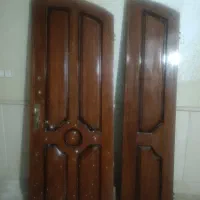 درب چوبی پولسترکاری شده سنگین.بدون کم