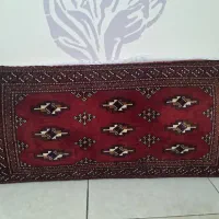 پشتی دستبافت رنگ لاکی گل ریز و درشت