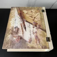 جعبه چوبی مدل کتاب