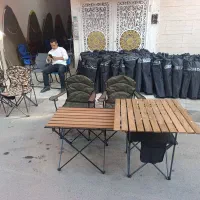 صندلی تاشودنیزدسته داربدون دسته ومینی تاشوکوله دار
