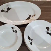 پلو خوری چینی زرین ،گل نیلوفری