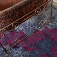 گلدان با پایه مسی