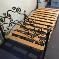 تخت یک نفره فرفورژه