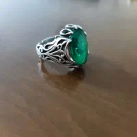 انگشتر سبز توپاز