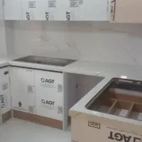 اجرای کاشی وسرامیک کارای چسبی بندکشی ومابین کابینت