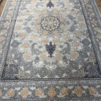 فرش ۹متری ۷۰۰شانه طرح اصفهان نقره ای