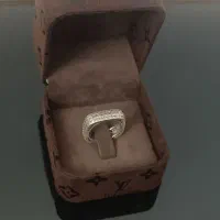 انگشتر مربعی/ نقره کد925