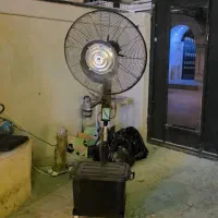 پنکه مهپاش کافه رستوران باغ ویلا تسویه هوا