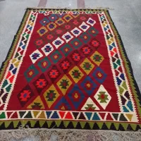 گلیم دست بافت پشمی