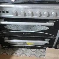 گاز ۵ شعله چودنی طرح فر
