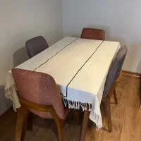 خیلی فوری - میز ناهارخوری به همراه ۴ عدد صندلی نو