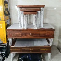 انواع میز عسلی ام دی اف(صنایع چوبی ماهان) نو آکبند
