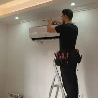 نصب کولر اسپیلت.نصب رادیاتور و تعمیرات پکیج