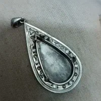 پلاک نقره دست ساز قدیمی