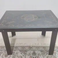 میز ناهار خوری ۴ نفره همراه با شیشه