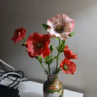 گل دست ساز چینی قابل شستشو