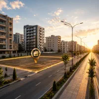 زمین مسکونی/بهر خیابان چمران/ دو نبش /با جواز ساخت