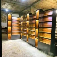 دکور دخانیات قفسه داروخانه ویترین پیشخوان