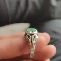 انگشتر نقره زمرد