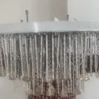 لوستر سقفی کریستالی کاملا سالم