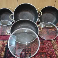 سرویس قابلمه ۷ پارچه گرانیتی