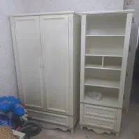 سرویس خواب کودک و نوجوان تخت و کمد و ویترین و باکس
